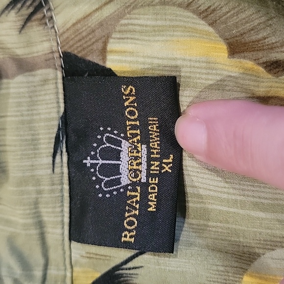 mens short sleeve button down Hawaiian shirt xl - Picture 2 of 3